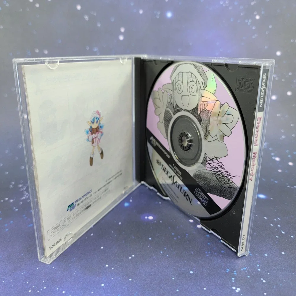 Eternal Melody (Sega Saturn) JAPANESE Video Game 0493 w/ Stickers